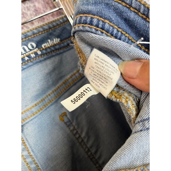 New York & Co Jeans Women's 6 Soho Culotte Mid Rise Crop Ankle Jeans Boho Modern - Picture 12 of 12